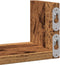 vidaXL - Wandschappen - 3 - st - bewerkt - hout - oud - houtkleurig