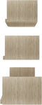 vidaXL - Wandschappen - 3 - st - bewerkt - hout - sonoma - eikenkleurig