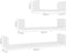vidaXL - Wandschappen - 3 - st - bewerkt - hout - wit
