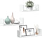 vidaXL - Wandschappen - 3 - st - bewerkt - hout - wit