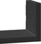 vidaXL - Wandschappen - 3 - st - bewerkt - hout - zwart