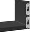 vidaXL - Wandschappen - 3 - st - bewerkt - hout - zwart