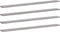 vidaXL - Wandschappen - 4 - st - 100x10x1,5 - cm - bewerkt - hout - grijs - sonoma - eiken