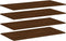 vidaXL - Wandschappen - 4 - st - 100x50x1,5 - cm - bewerkt - hout - bruin - eikenkleur
