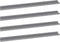 vidaXL - Wandschappen - 4 - st - 100x9x3 - cm - grijs