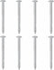 vidaXL - Wandschappen - 4 - st - 100x9x3 - cm - grijs