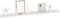 vidaXL - Wandschappen - 4 - st - 100x9x3 - cm - wit
