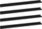 vidaXL - Wandschappen - 4 - st - 100x9x3 - cm - zwart