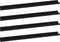 vidaXL - Wandschappen - 4 - st - 100x9x3 - cm - zwart