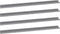 vidaXL - Wandschappen - 4 - st - 115x9x3 - cm - grijs