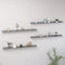 vidaXL - Wandschappen - 4 - st - 115x9x3 - cm - grijs