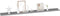 vidaXL - Wandschappen - 4 - st - 115x9x3 - cm - grijs