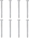 vidaXL - Wandschappen - 4 - st - 115x9x3 - cm - hoogglans - wit