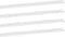 vidaXL - Wandschappen - 4 - st - 115x9x3 - cm - hoogglans - wit