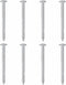 vidaXL - Wandschappen - 4 - st - 115x9x3 - cm - wit - en - sonoma - eikenkleurig