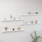 vidaXL - Wandschappen - 4 - st - 115x9x3 - cm - wit