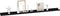 vidaXL - Wandschappen - 4 - st - 115x9x3 - cm - zwart