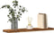 vidaXL - Wandschappen - 4 - st - 40x10x1,5 - cm - bewerkt - hout - oud - houtkleurig