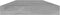 vidaXL - Wandschappen - 4 - st - 40x10x1,5 - cm - bewerkt - hout - betongrijs