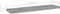 vidaXL - Wandschappen - 4 - st - 40x10x1,5 - cm - bewerkt - hout - betongrijs