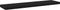 vidaXL - Wandschappen - 4 - st - 40x10x1,5 - cm - bewerkt - hout - zwart