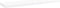 vidaXL - Wandschappen - 4 - st - 40x10x1,5 - cm - bewerkt - hout - wit