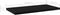 vidaXL - Wandschappen - 4 - st - 40x20x1,5 - cm - bewerkt - hout - zwart