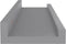 vidaXL - Wandschappen - 4 - st - 40x9x3 - cm - grijs