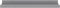 vidaXL - Wandschappen - 4 - st - 40x9x3 - cm - grijs