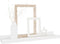 vidaXL - Wandschappen - 4 - st - 40x9x3 - cm - hoogglans - wit