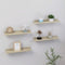 vidaXL - Wandschappen - 4 - st - 40x9x3 - cm - sonoma - eikenkleurig