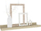 vidaXL - Wandschappen - 4 - st - 40x9x3 - cm - sonoma - eikenkleurig