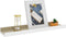 vidaXL - Wandschappen - 4 - st - 40x9x3 - cm - wit - en - sonoma - eikenkleurig