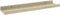 vidaXL - Wandschappen - 4 - st - 40x9x3 - cm - wit - en - sonoma - eikenkleurig