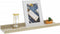 vidaXL - Wandschappen - 4 - st - 40x9x3 - cm - wit - en - sonoma - eikenkleurig