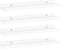 vidaXL - Wandschappen - 4 - st - 40x9x3 - cm - wit