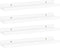 vidaXL - Wandschappen - 4 - st - 40x9x3 - cm - wit