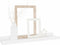 vidaXL - Wandschappen - 4 - st - 40x9x3 - cm - wit