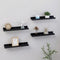 vidaXL - Wandschappen - 4 - st - 40x9x3 - cm - zwart