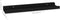 vidaXL - Wandschappen - 4 - st - 40x9x3 - cm - zwart