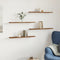 vidaXL - Wandschappen - 4 - st - 60x20x1,5 - cm - bewerkt - hout - oud - houtkleurig
