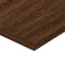 vidaXL - Wandschappen - 4 - st - 60x20x1,5 - cm - bewerkt - hout - bruin - eikenkleur