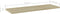 vidaXL - Wandschappen - 4 - st - 60x20x1,5 - cm - spaanplaat - sonoma - eikenkleurig