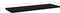 vidaXL - Wandschappen - 4 - st - 60x20x1,5 - cm - spaanplaat - zwart