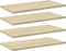 vidaXL - Wandschappen - 4 - st - 60x30x1,5 - cm - spaanplaat - sonoma - eikenkleurig