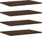 vidaXL - Wandschappen - 4 - st - 60x40x1,5 - cm - bewerkt - hout - bruin - eikenkleur