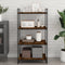 vidaXL - Wandschappen - 4 - st - 60x40x1,5 - cm - bewerkt - hout - gerookt - eikenkleur