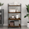 vidaXL - Wandschappen - 4 - st - 60x50x1,5 - cm - bewerkt - hout - gerookt - eikenkleur