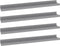 vidaXL - Wandschappen - 4 - st - 60x9x3 - cm - grijs