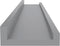 vidaXL - Wandschappen - 4 - st - 60x9x3 - cm - grijs